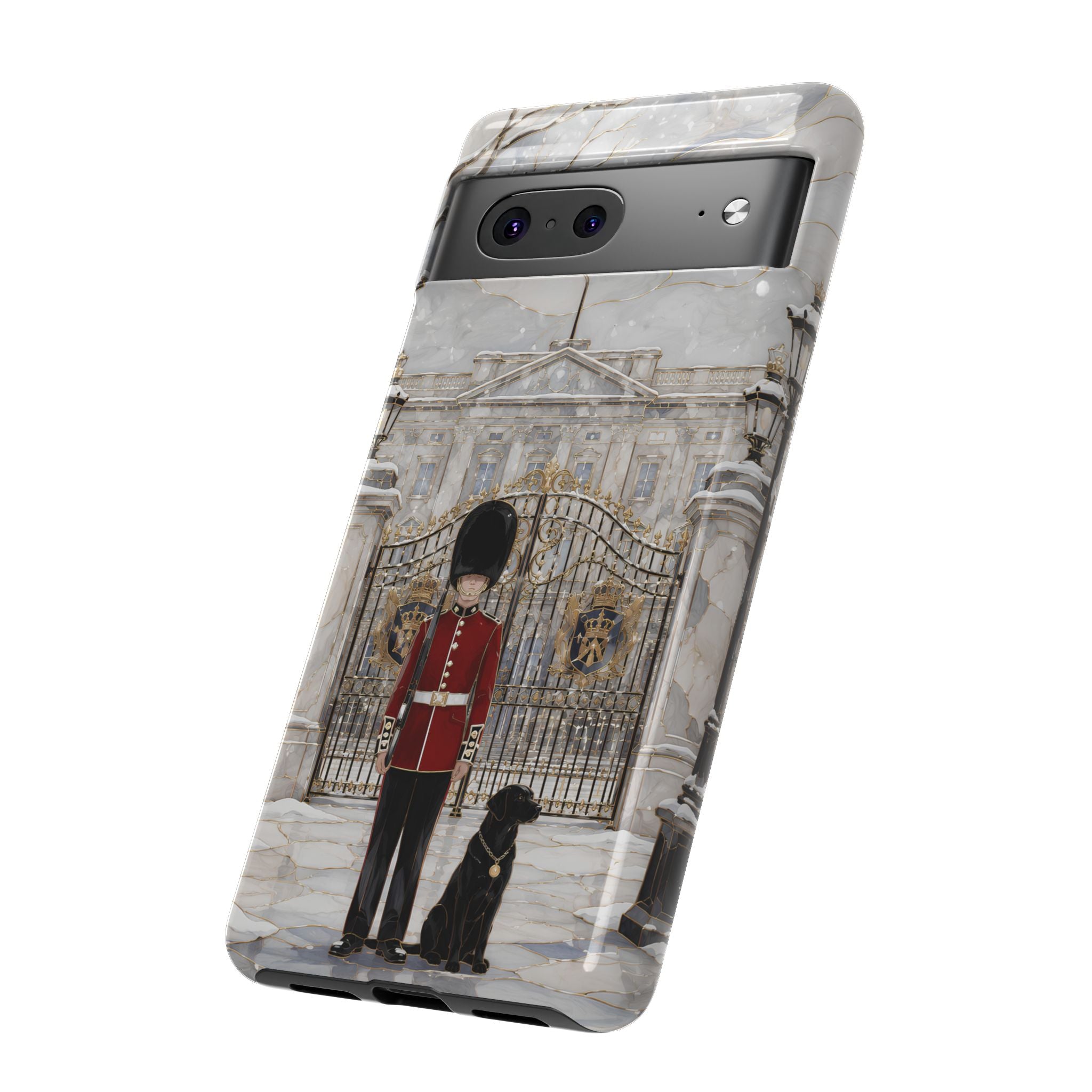 London Guard Google Pixel Phone Case | Winter Palace Scene iPhone Case