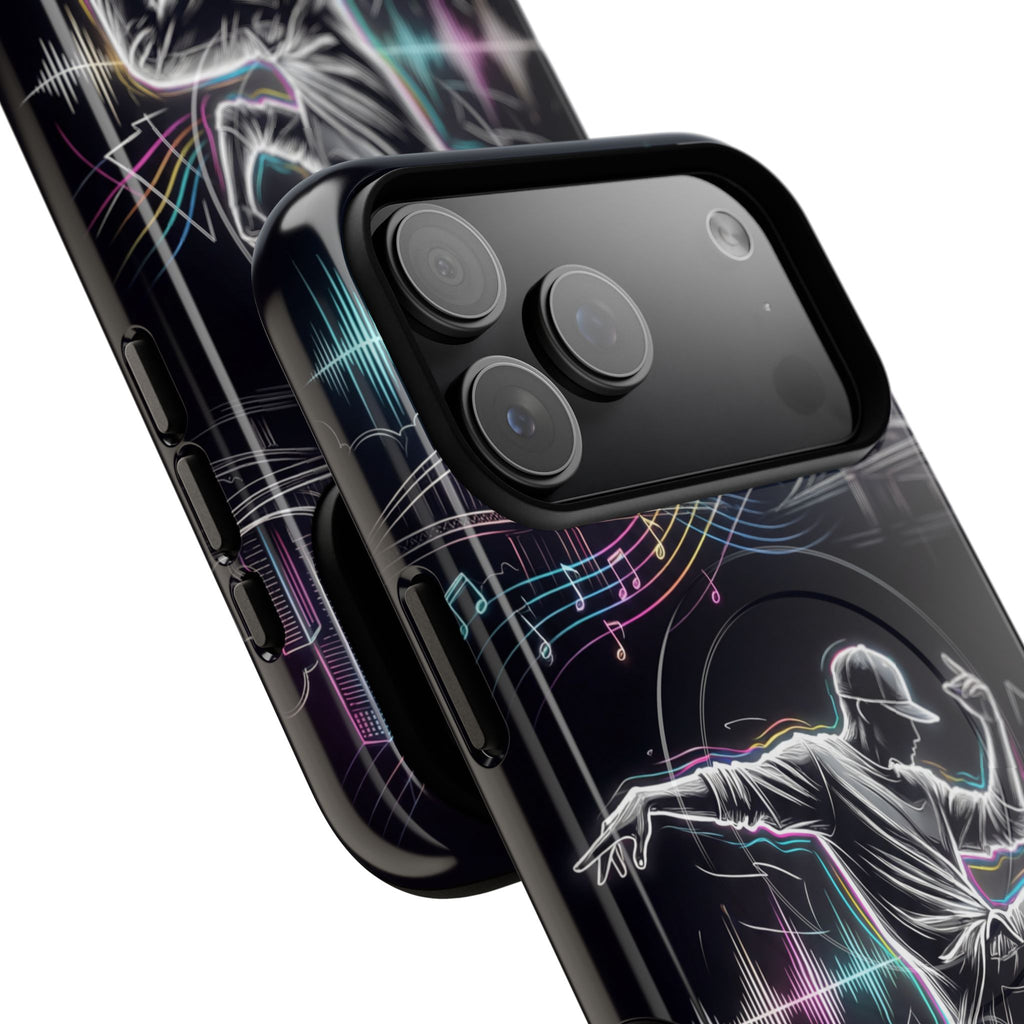 Dancer Neon Skyline MagSafe iPhone Case