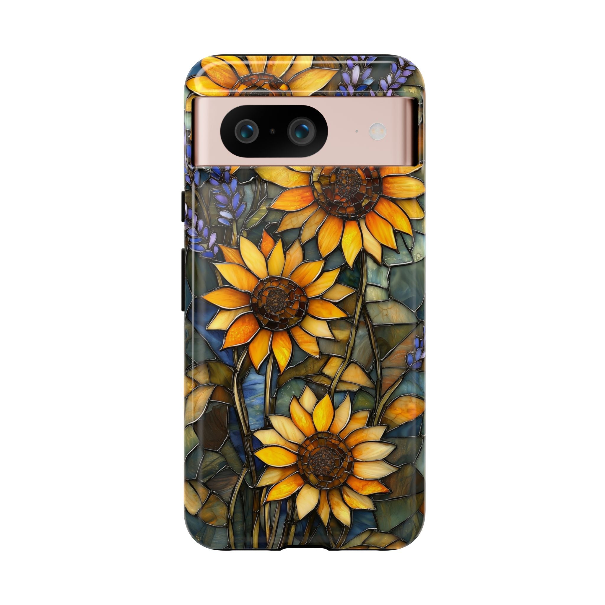 Sunflower Stained Glass Tough Google Pixel Case