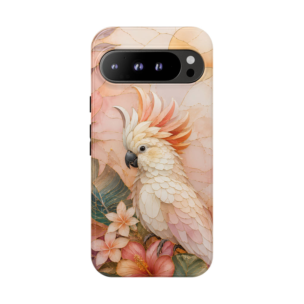 Cockatoo Google Pixel Phone Case | Tropical Bird Phone Case