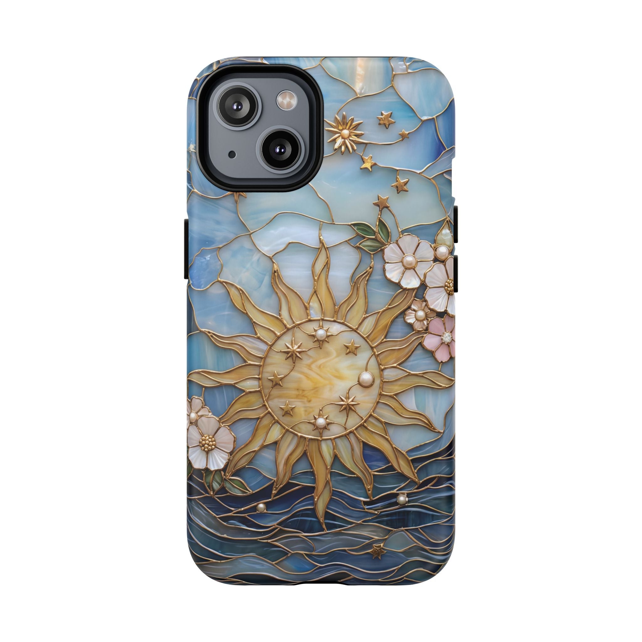 Stained Glass Sun & Sea MagSafe iPhone Case
