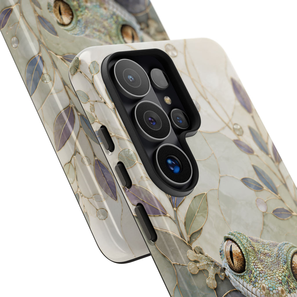 Tree Frog Samsung Galaxy Phone Case | Stained Glass Frog Cover