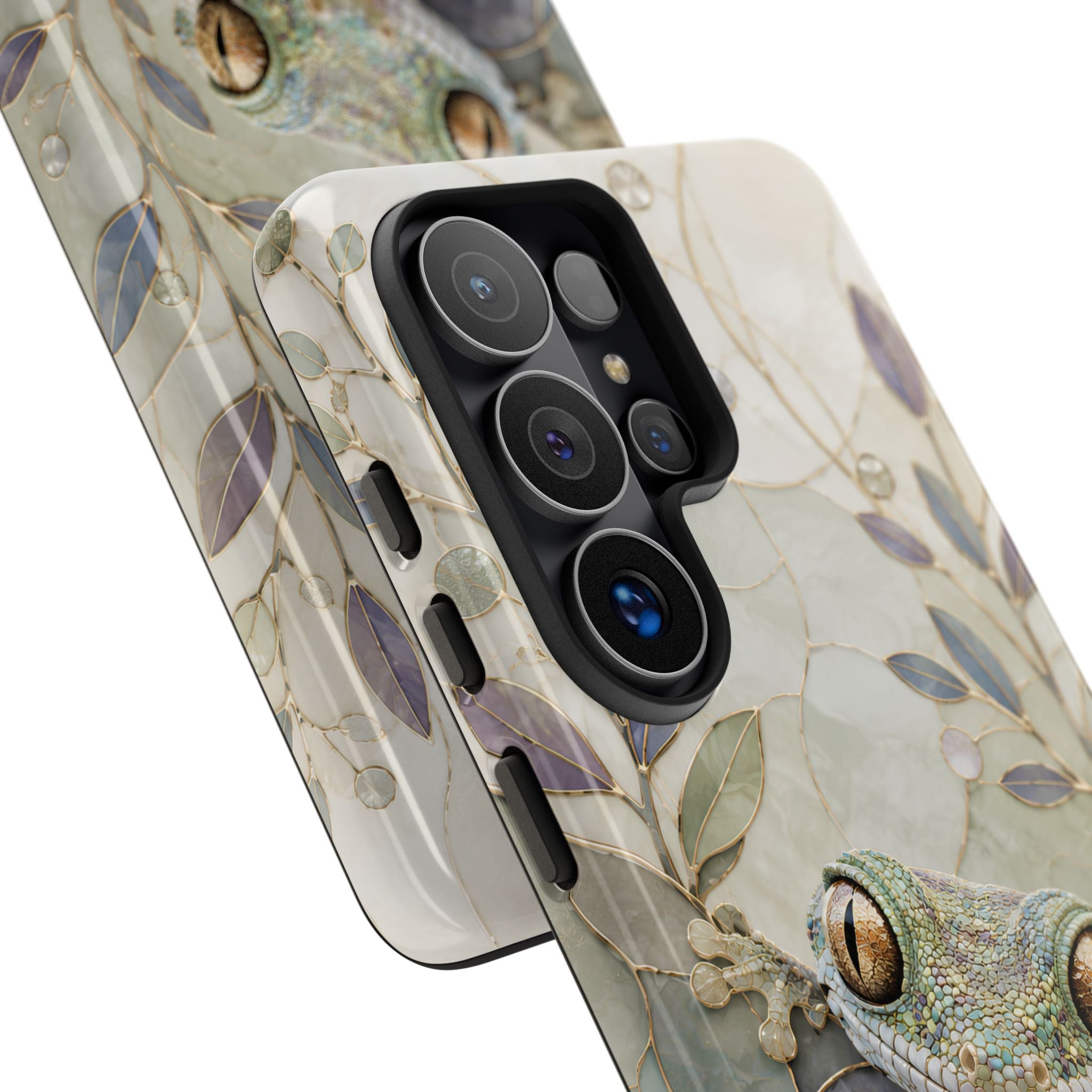 Tree Frog Samsung Galaxy Phone Case | Stained Glass Frog Cover