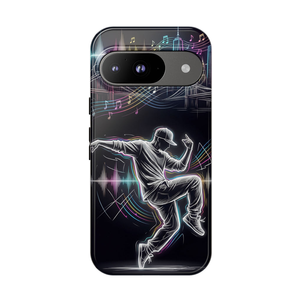 Custodia per telefono Google Pixel Dancer Neon Skyline