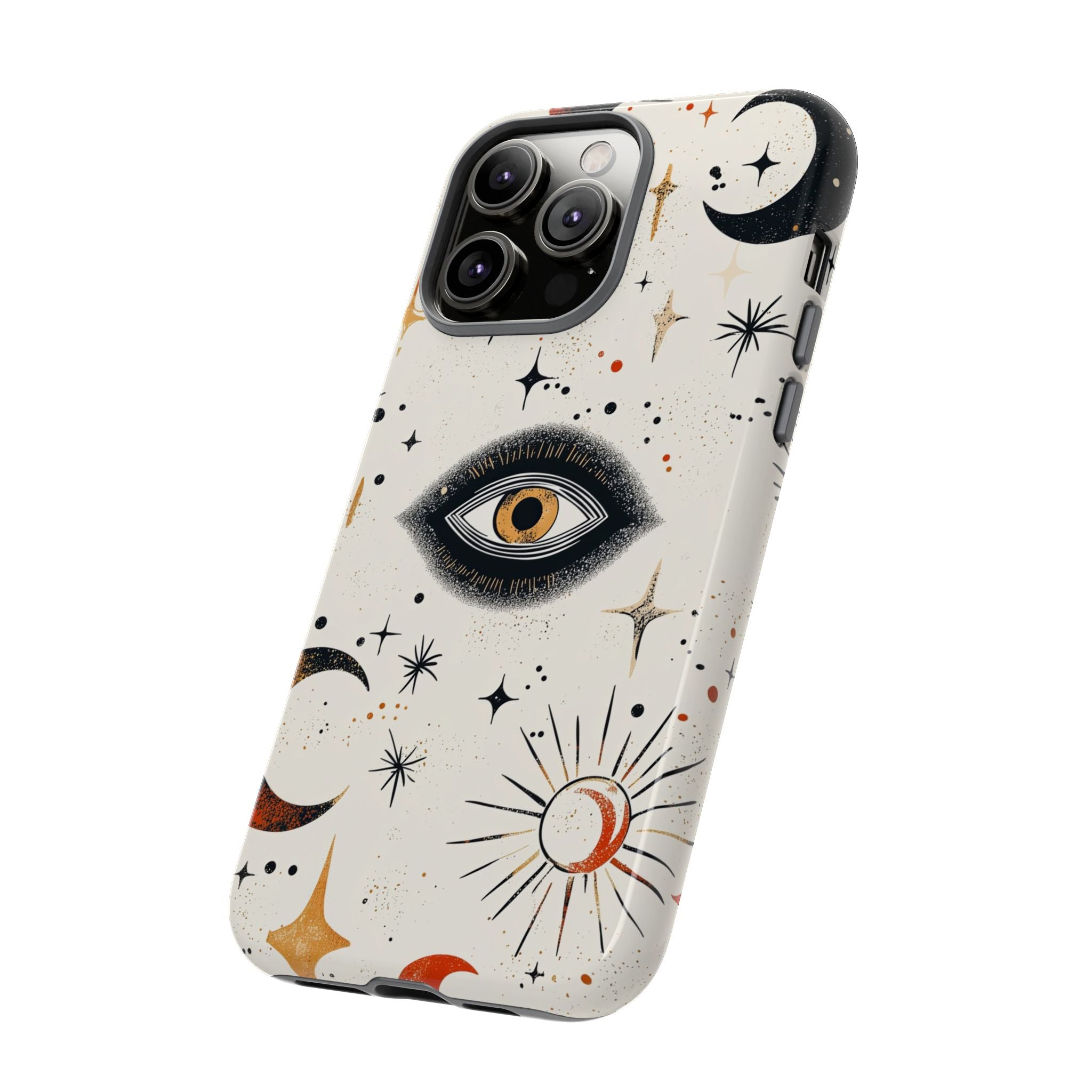Mystic Eye iPhone Case | Celestial Moon & Star