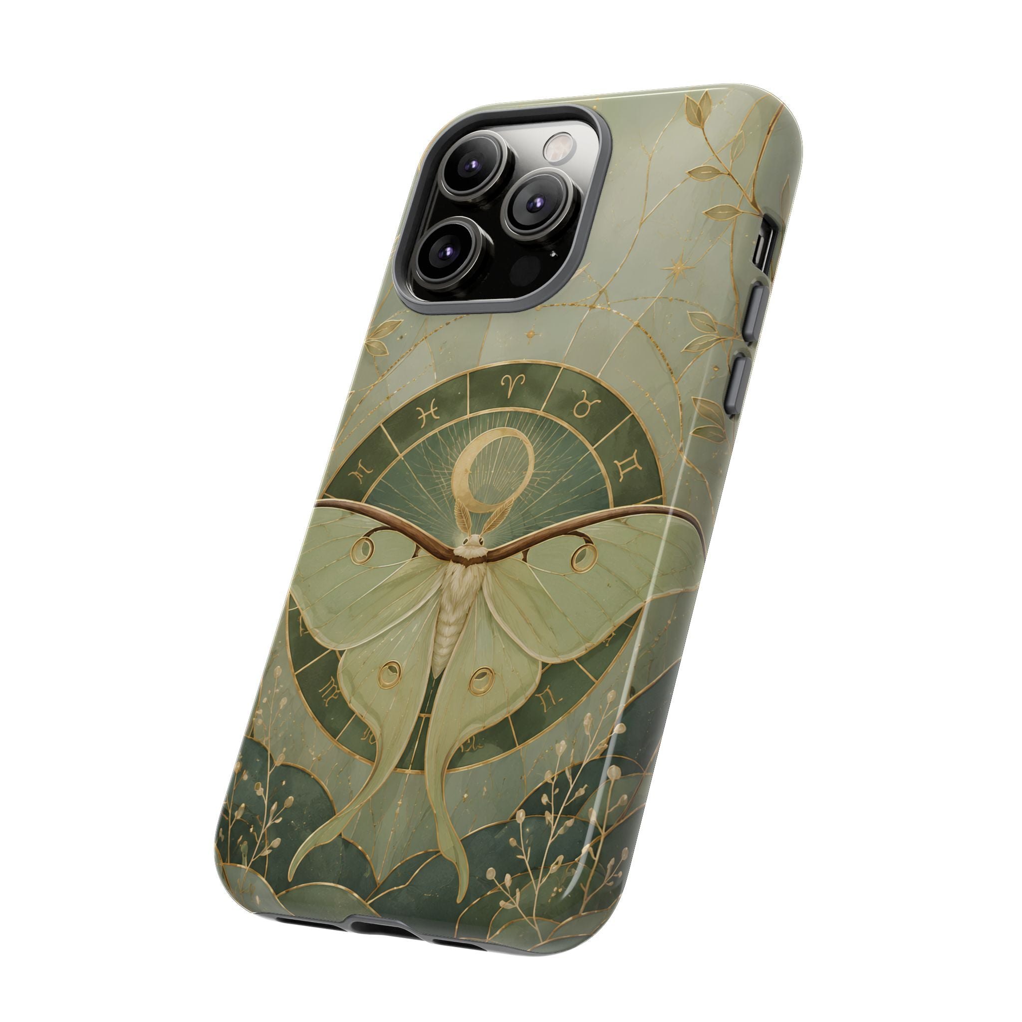 Luna Moth iPhone Case | Celestial Moth iPhone Case