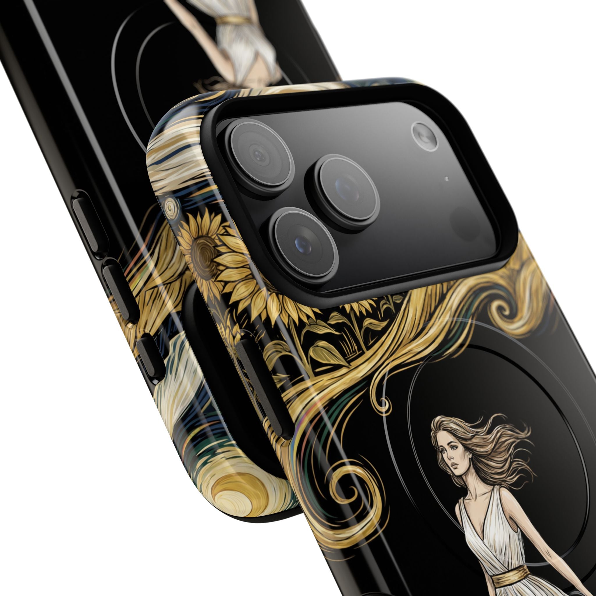 Grecian Muse MagSafe iPhone Case | Artistic Goddess Protective Case