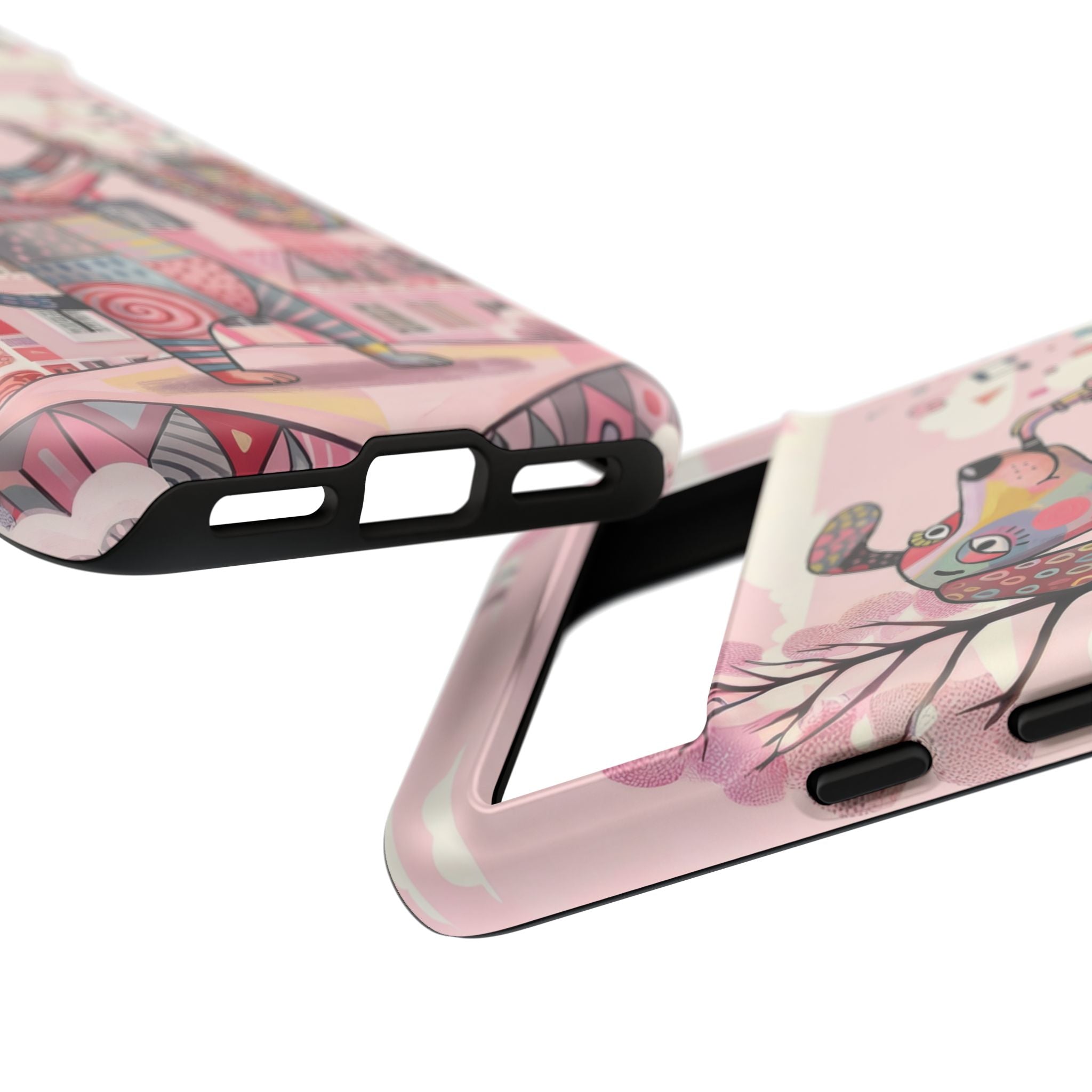 Saxophone Dog Google Pixel Phone Case | Cute Pink Musical Art Protective Case