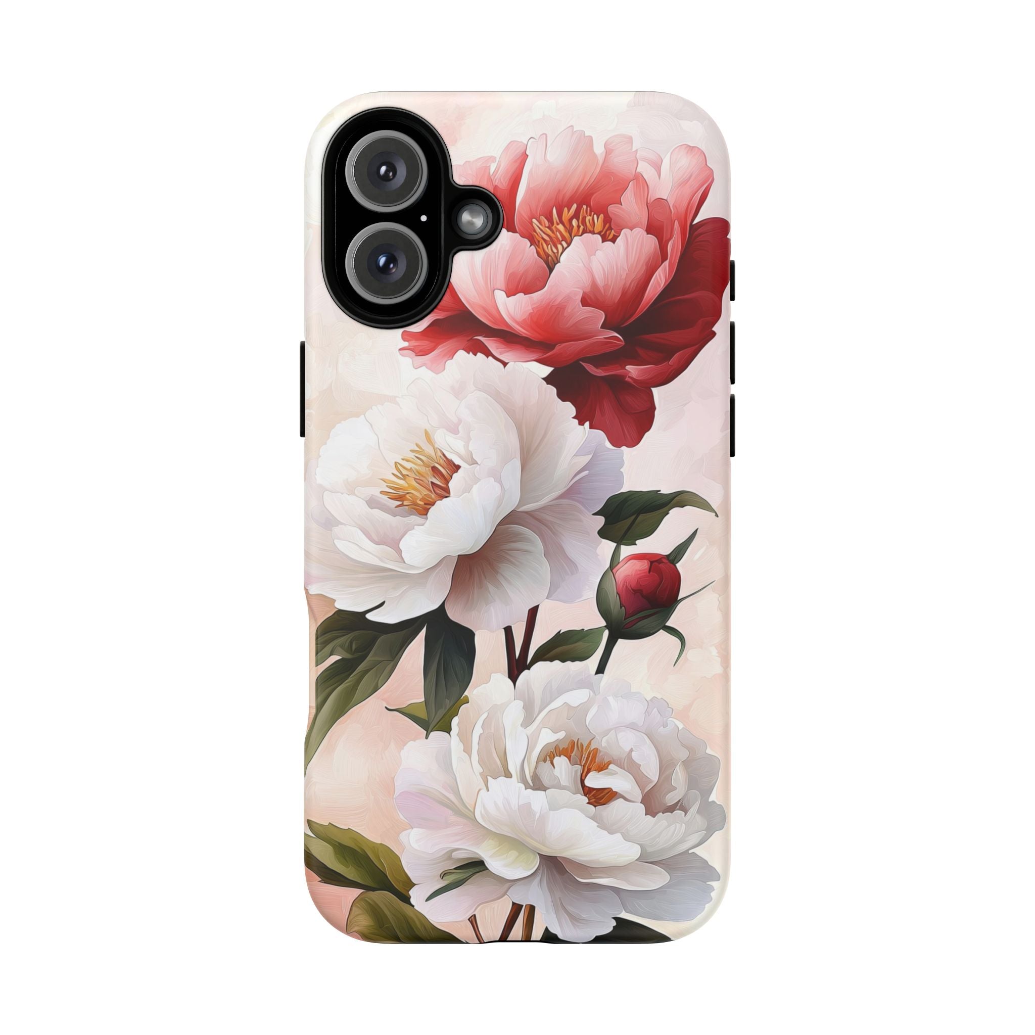 Floral Peony Tough iPhone Case