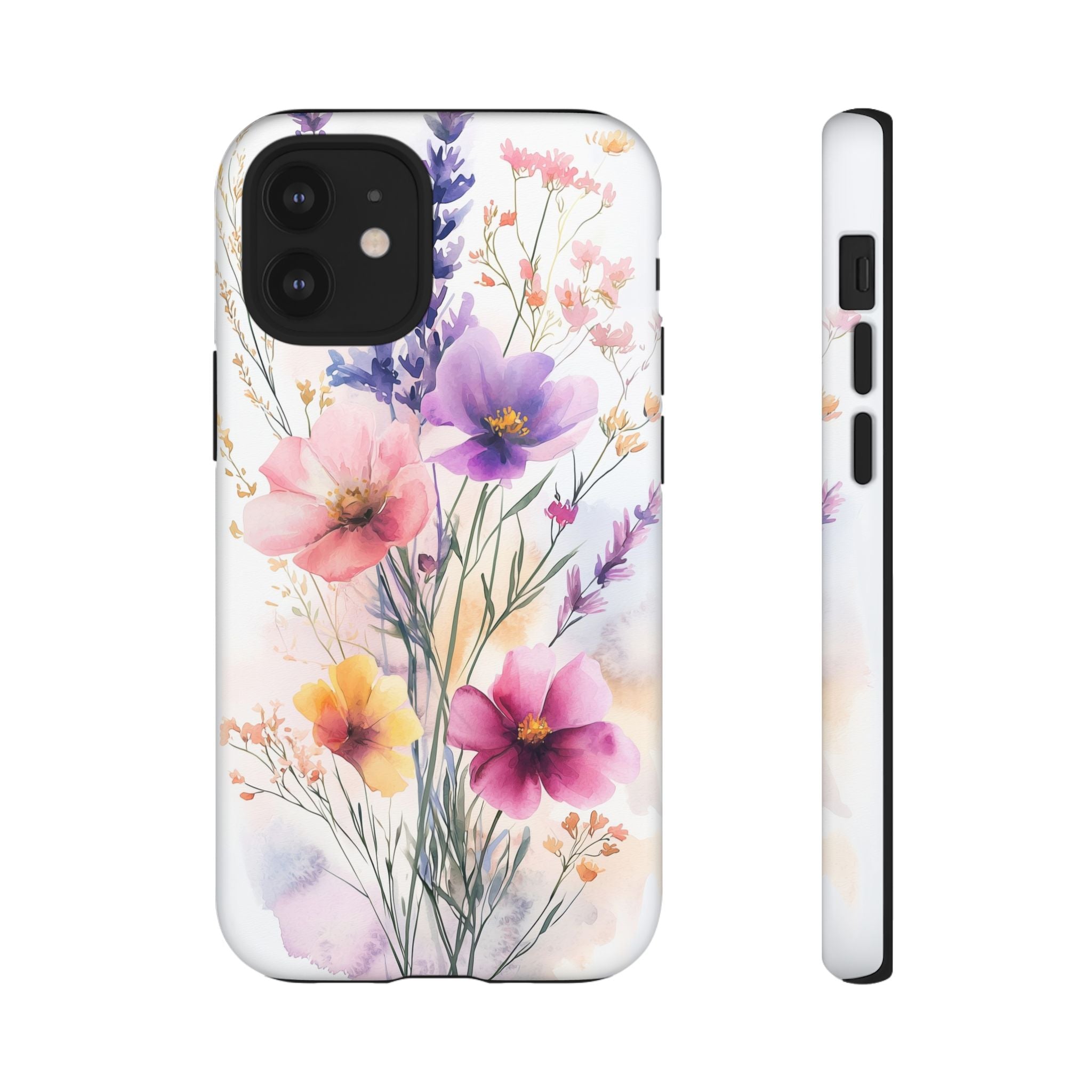 Floral Watercolour iPhone Case | Pastel Bouquet