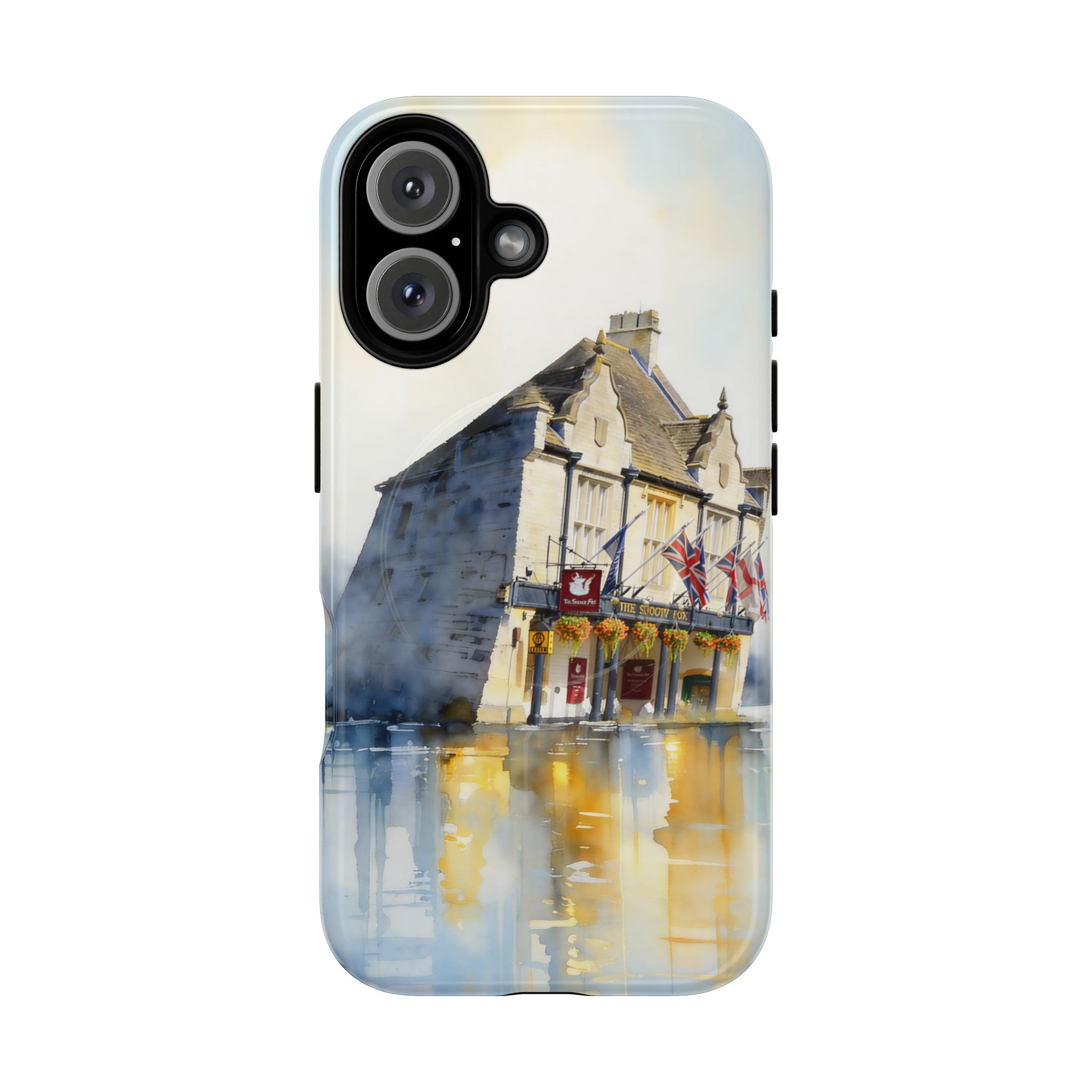 English Village Hotel Aesthetic MagSafe iPhone Case