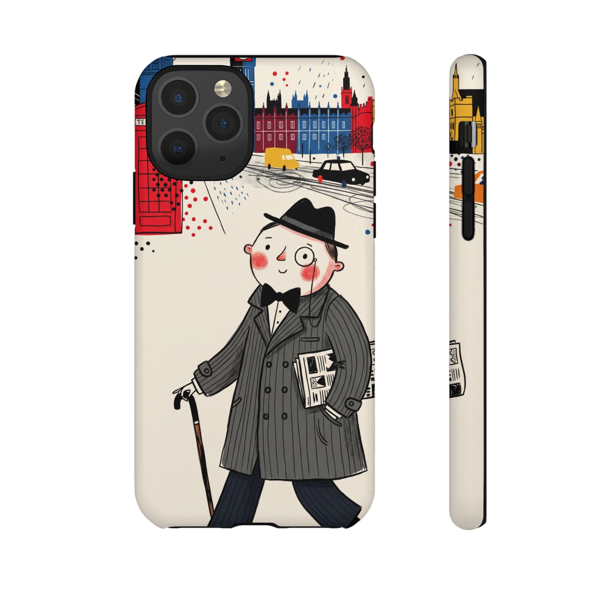 Detective in London iPhone Case