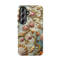 Decorative Seashell & Pearl Beach Design Samsung Galaxy Case