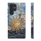 Stained Glass Floral Sun & Sea Tough Samsung Galaxy Case