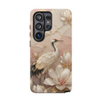 Crane Samsung Galaxy Phone Case | Floral Phone Case
