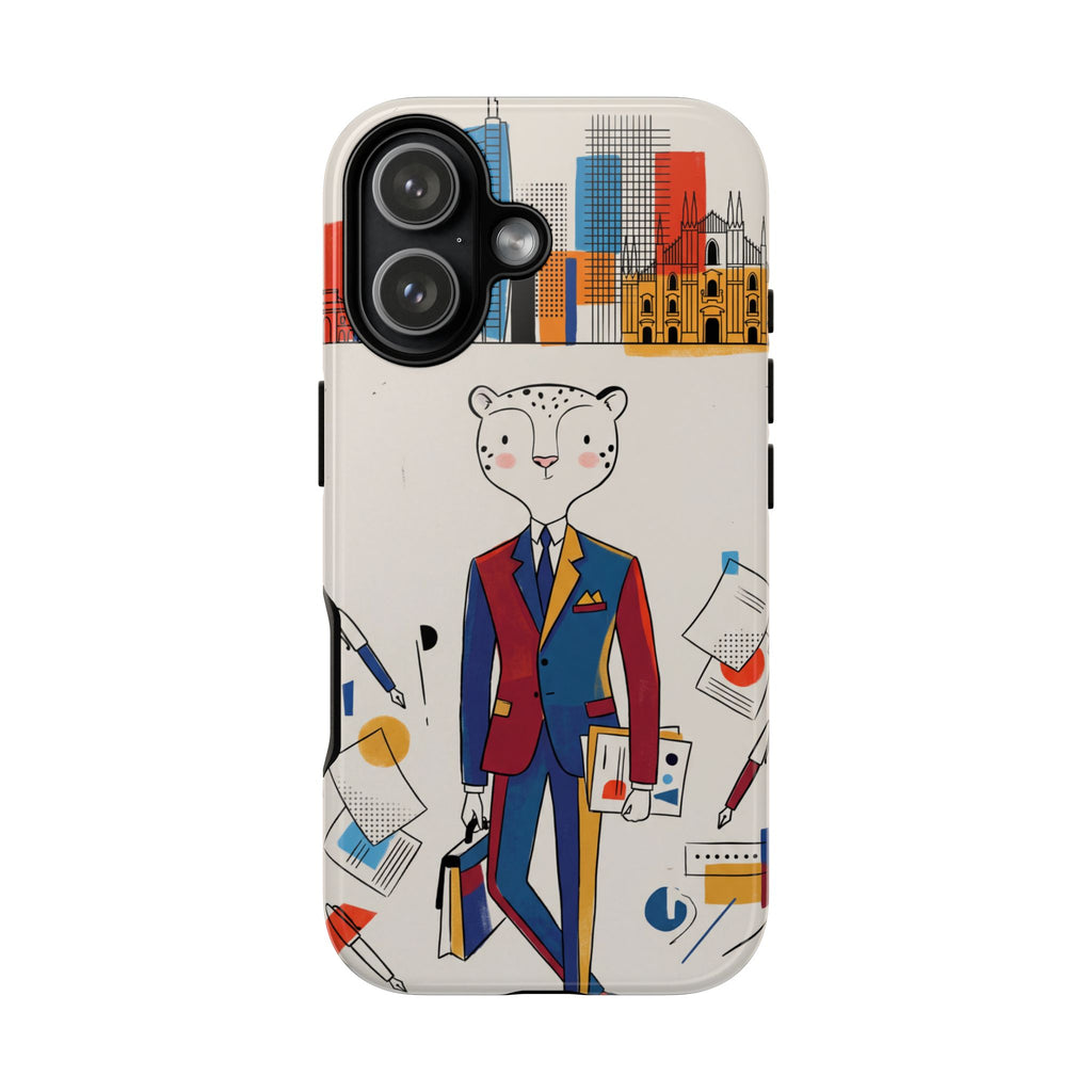 Leopard Executive Phone Case | Business Chic Illustrated