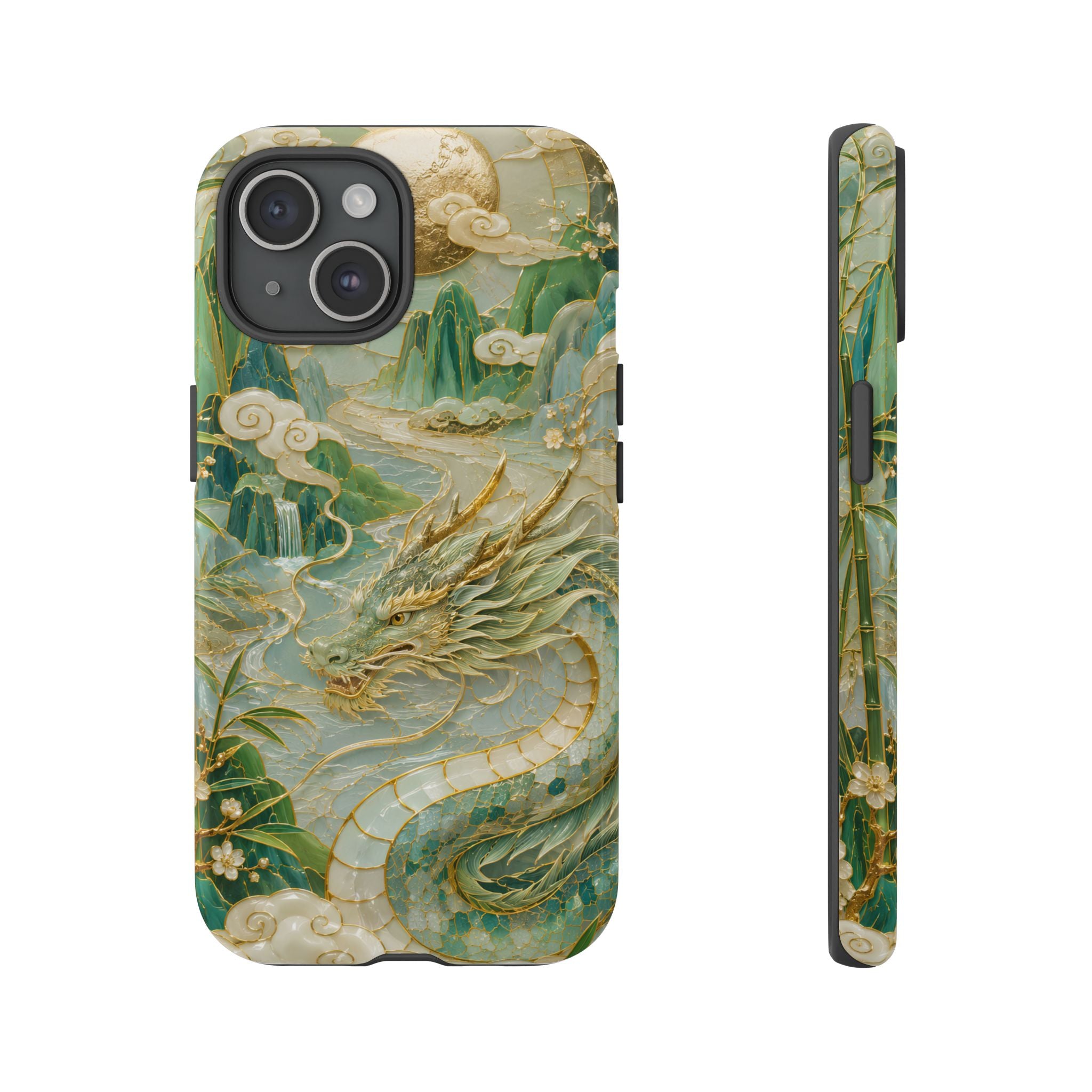 Chinese Dragon iPhone Case | Jade Dragon Art Cover