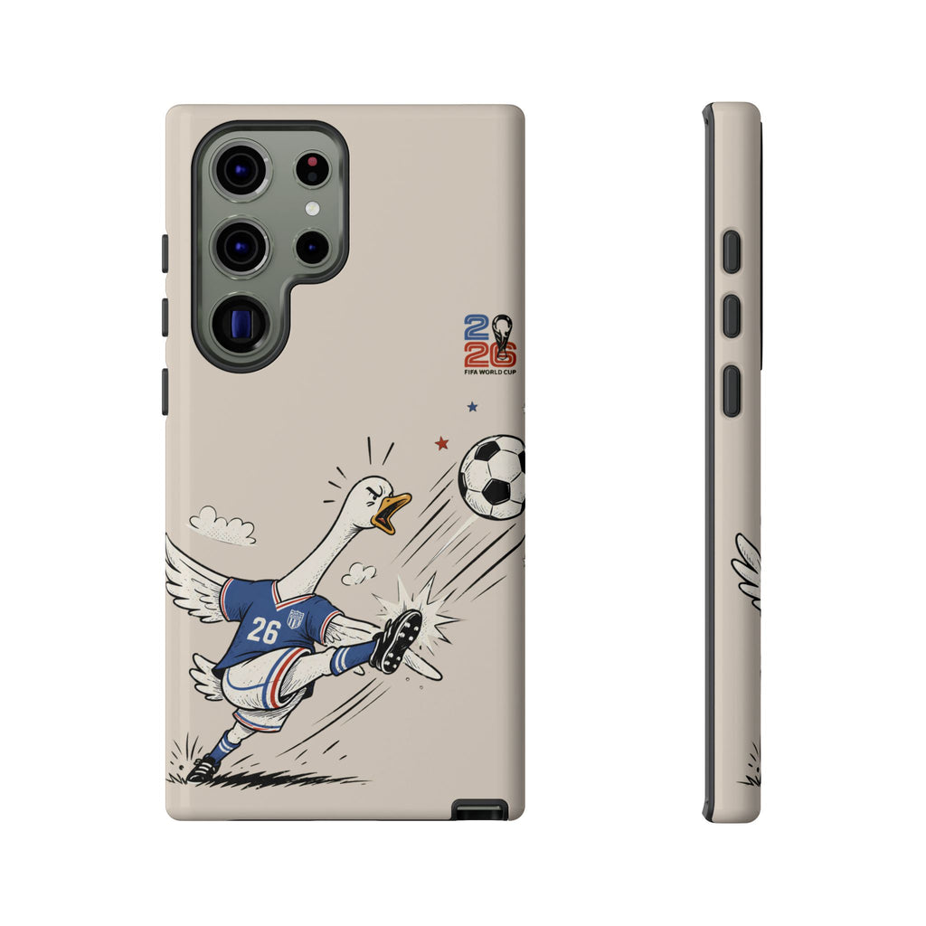 Soccer Goose Samsung Galaxy Phone Case | Funny Sports Bird Cover