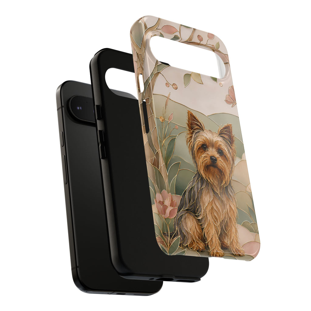 Yorkie Google Pixel Phone Case | Yorkshire Terrier Art Cover