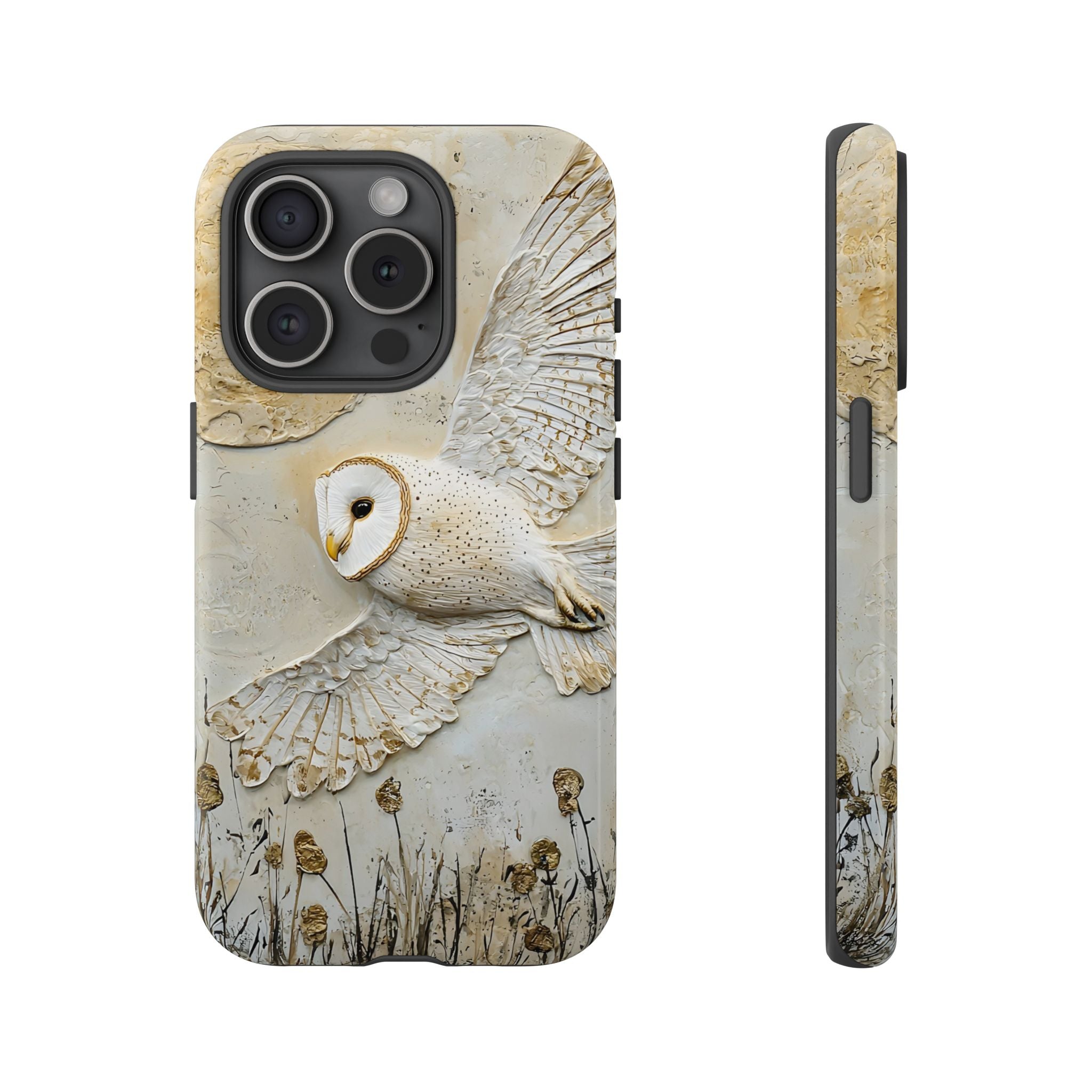Barn Owl iPhone Case — Elegant Flying Owl Wildlife