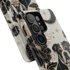 Bulldog Floral Samsung Galaxy Phone Case — Moon & Peony Protective Case