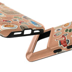 Rome Italy Travel Tough Google Pixel Phone Case | Terracotta Scrapbook Sticker Cover