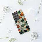 Autumn Stained Glass Leaf Samsung Galaxy Case