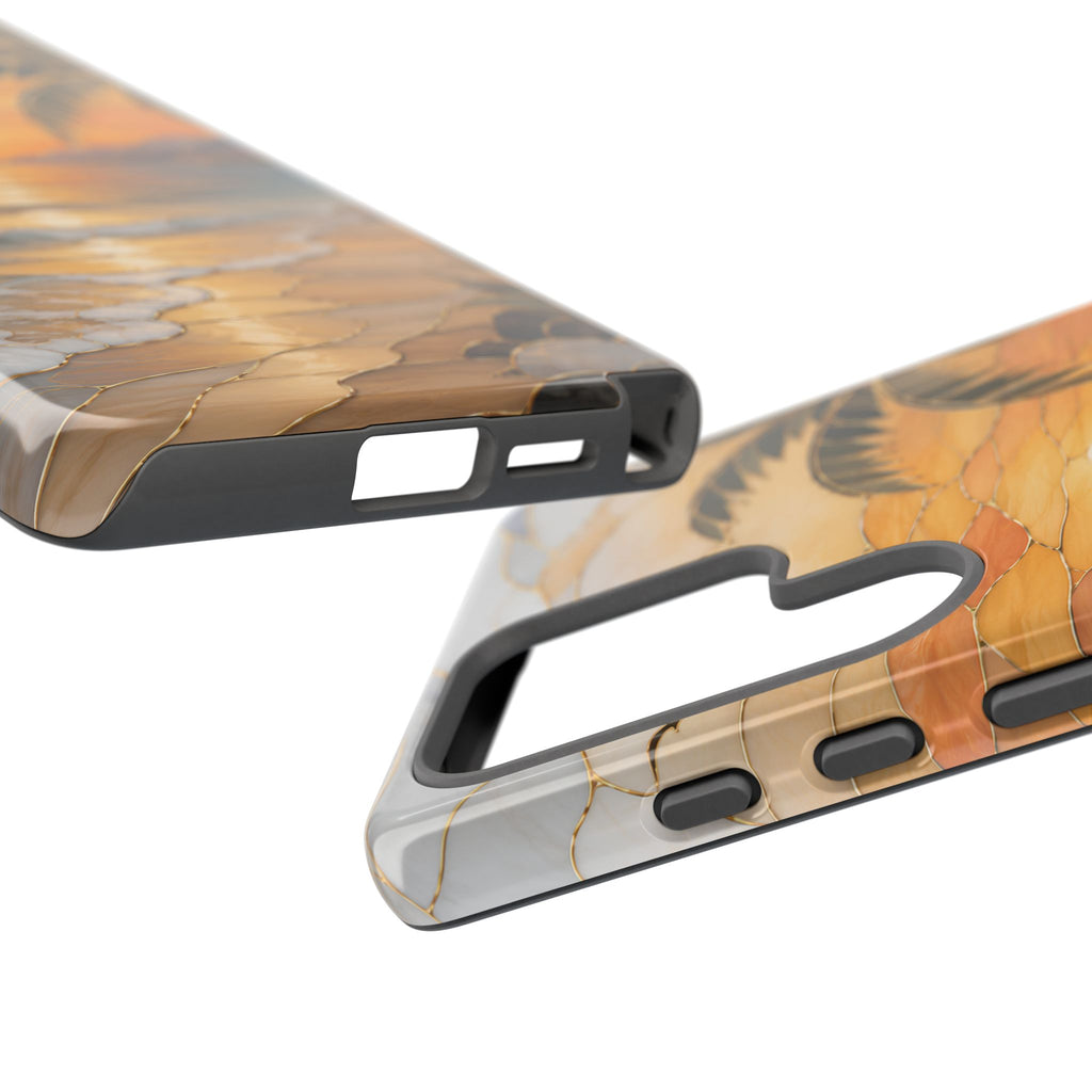 Beach Sunset Samsung Galaxy Phone Case | Coastal Ocean Art Cover