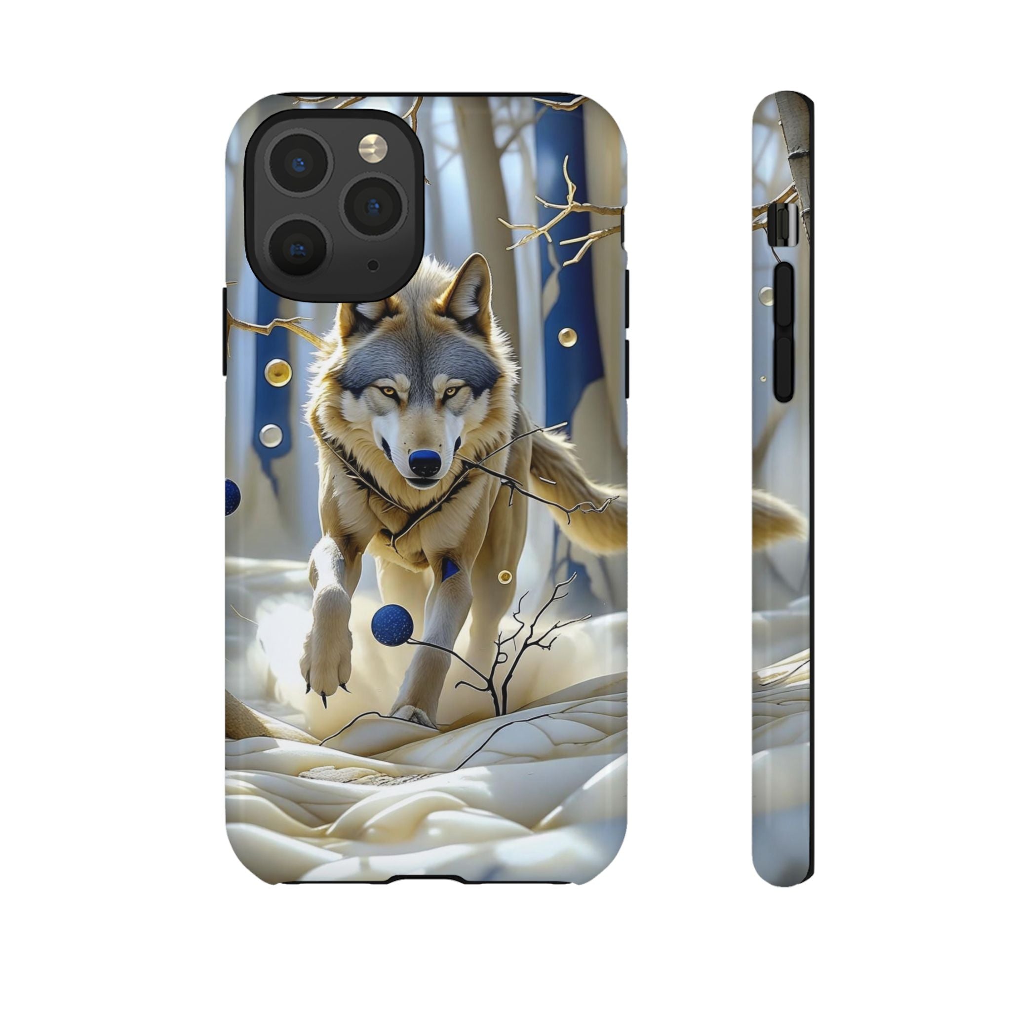 Wolf in Snow iPhone Case — Rugged Wildlife