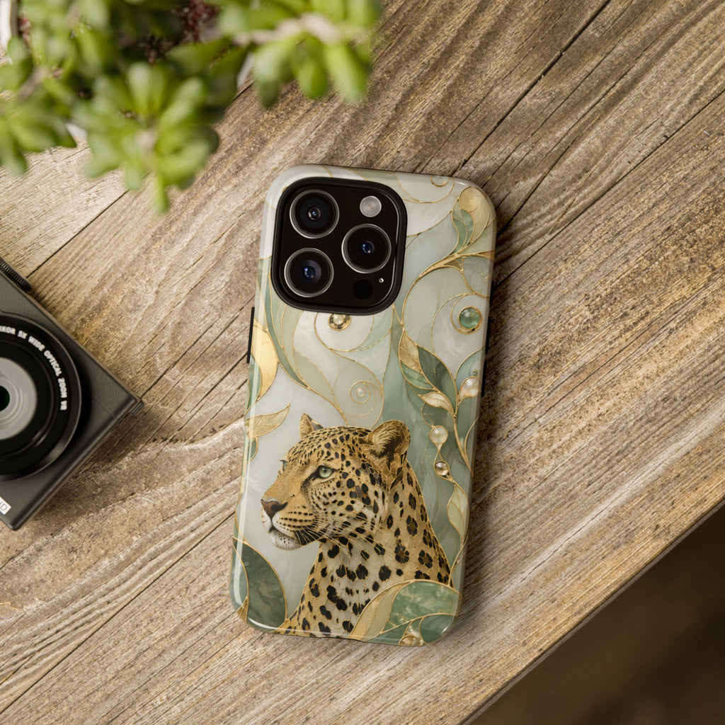 Leopard iPhone Case | Elegant Big Cat Art Cover