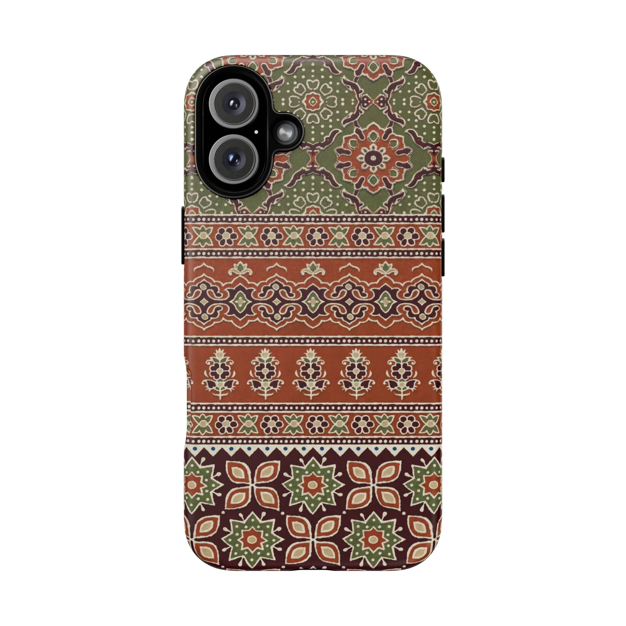 Batik Floral Protective iPhone Case
