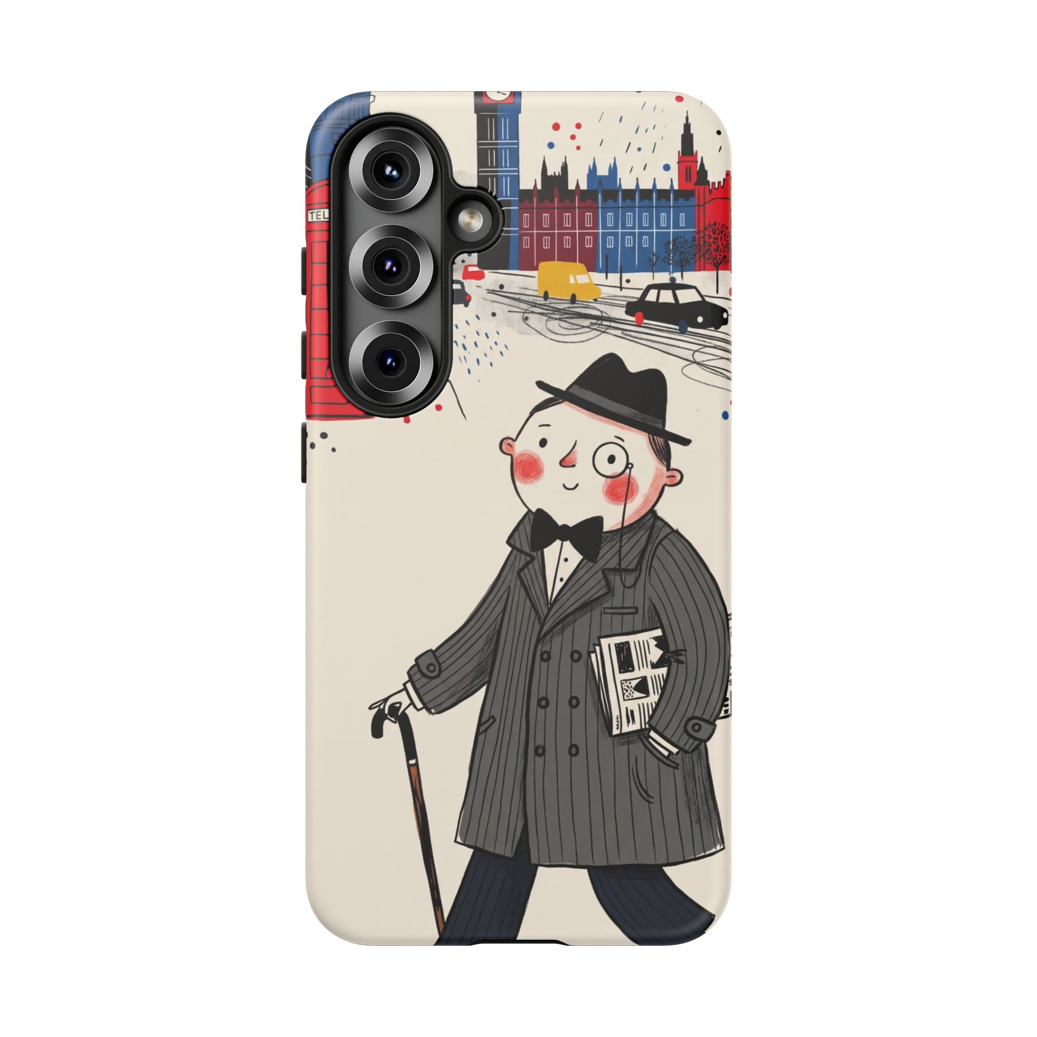 Detective in London Samsung Galaxy Phone Case