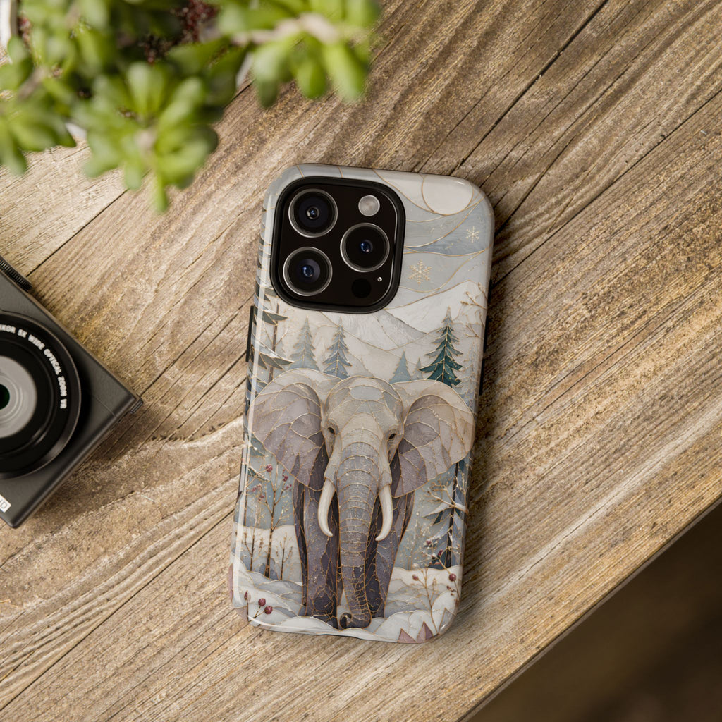 Elephant iPhone Case | Winter Forest iPhone Case