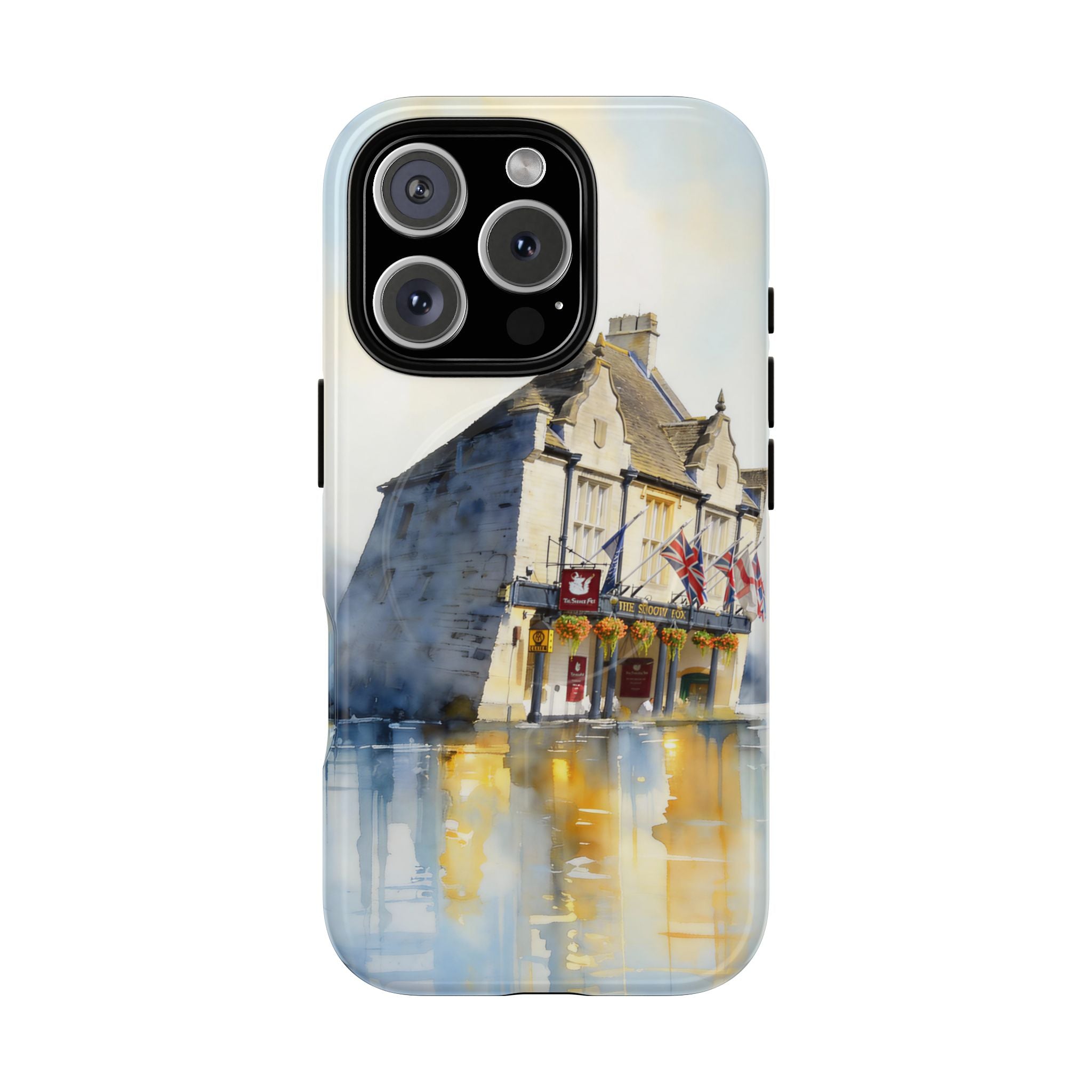 English Village Hotel Aesthetic MagSafe iPhone Case
