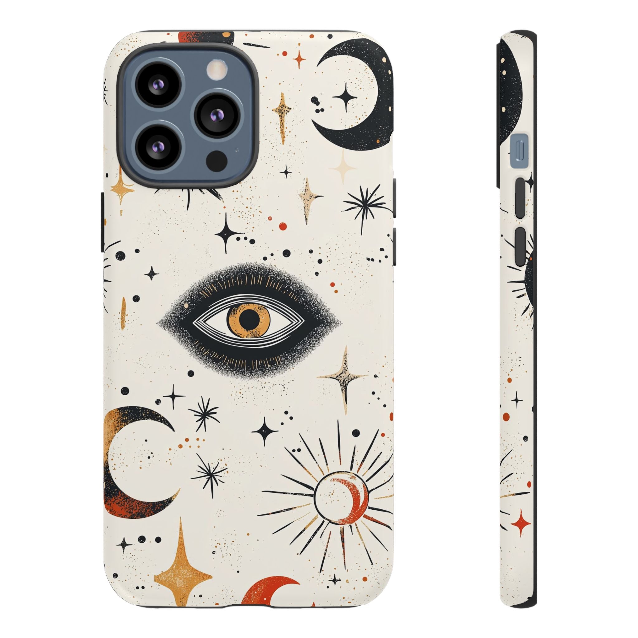 Mystic Eye iPhone Case | Celestial Moon & Star