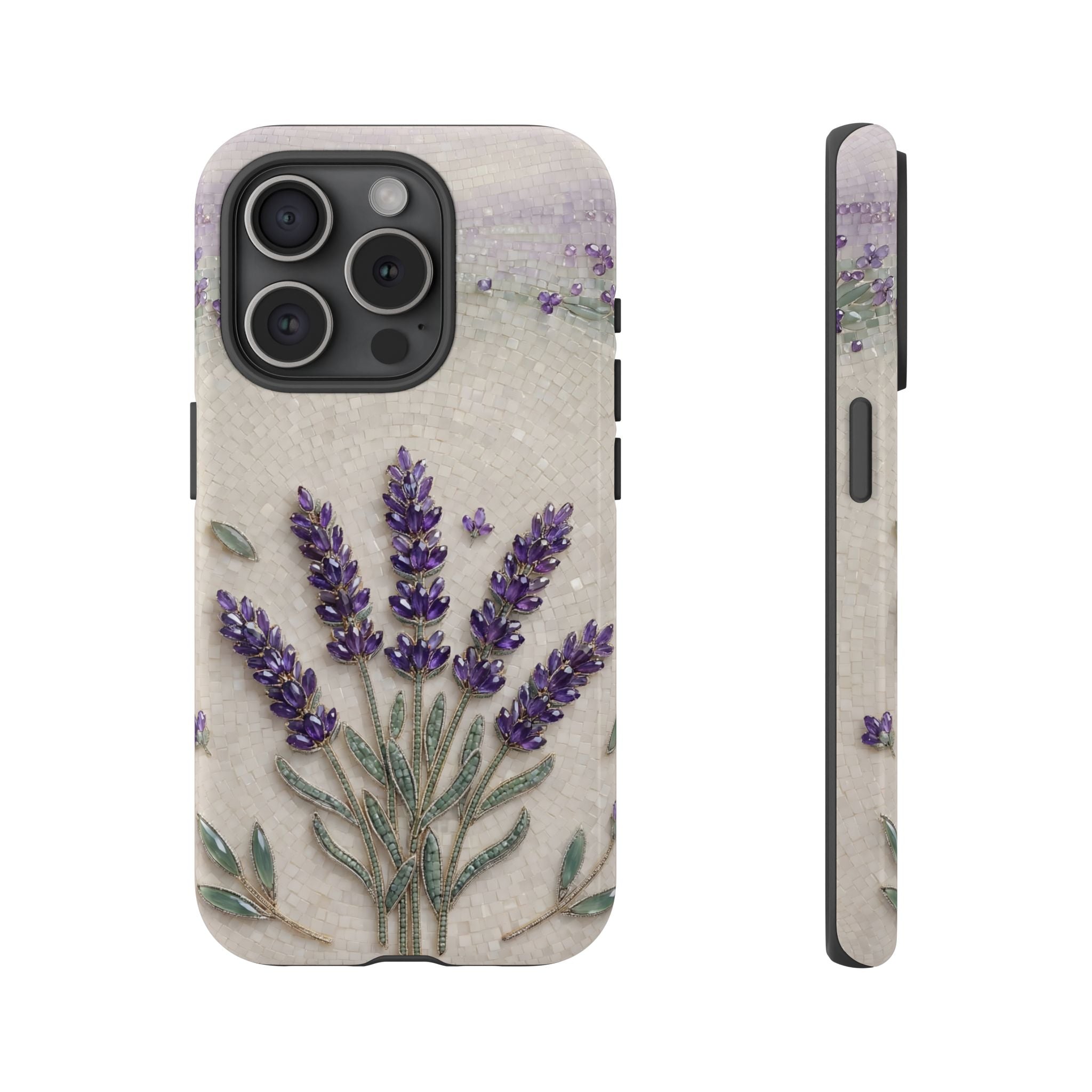 Lavender Bouquet iPhone Case — Floral Protective Phone Cover
