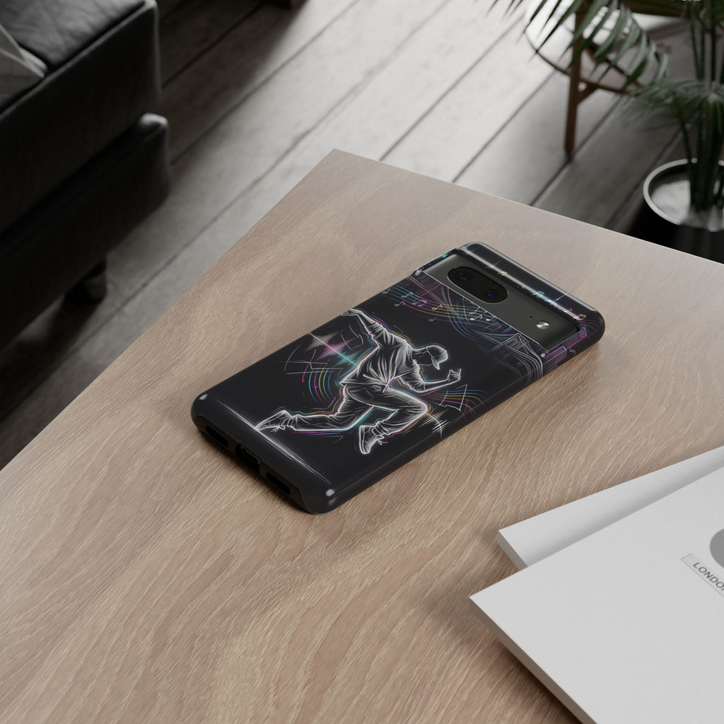 Custodia per telefono Google Pixel Dancer Neon Skyline