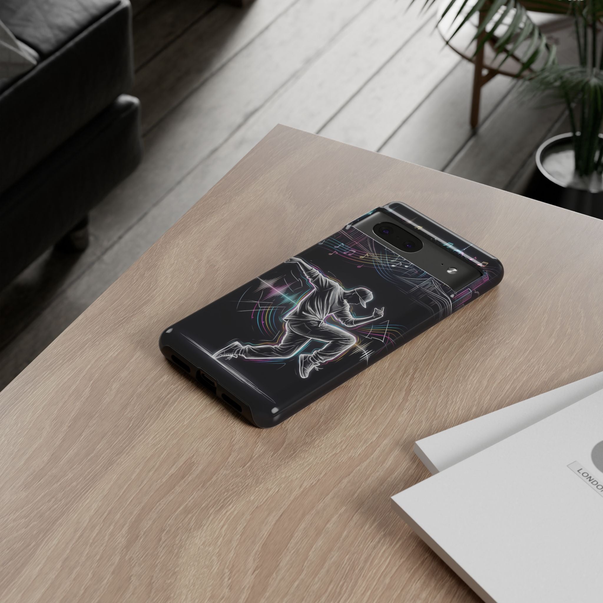 Custodia per telefono Google Pixel Dancer Neon Skyline