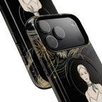 Starry Night Fashion MagSafe iPhone Case | Elegant Woman Illustration