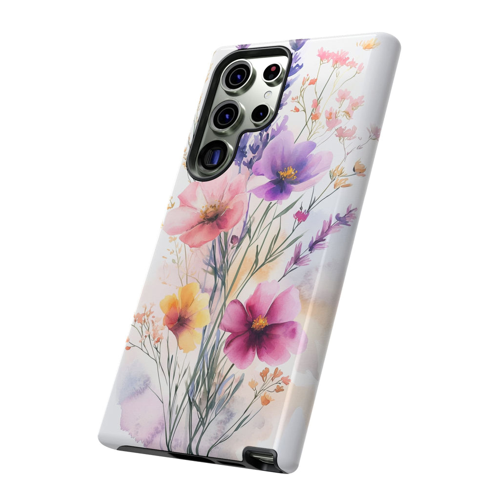 Floral Watercolour Samsung Galaxy Case | Pastel Bouquet