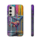 Colorful Breakdancer Graffiti Tough Samsung Galaxy Phone Case