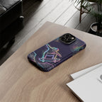 Neon Skateboard iPhone Case | Glow Skatepark Protective Cover