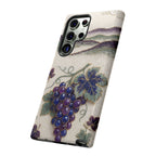 Vintage Grape Samsung Galaxy Phone Case – Botanical Vineyard Art Phone Cover