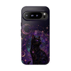 Black Cat Astrology Samsung Galaxy Phone Case | Zodiac Galaxy Phone Case