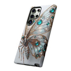 Butterfly Gem Phone Case — Steampunk Teal Jewel Samsung Galaxy Case
