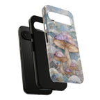 Iridescent Mushroom Illustration Google Pixel Phone Case | Protective Hard Case