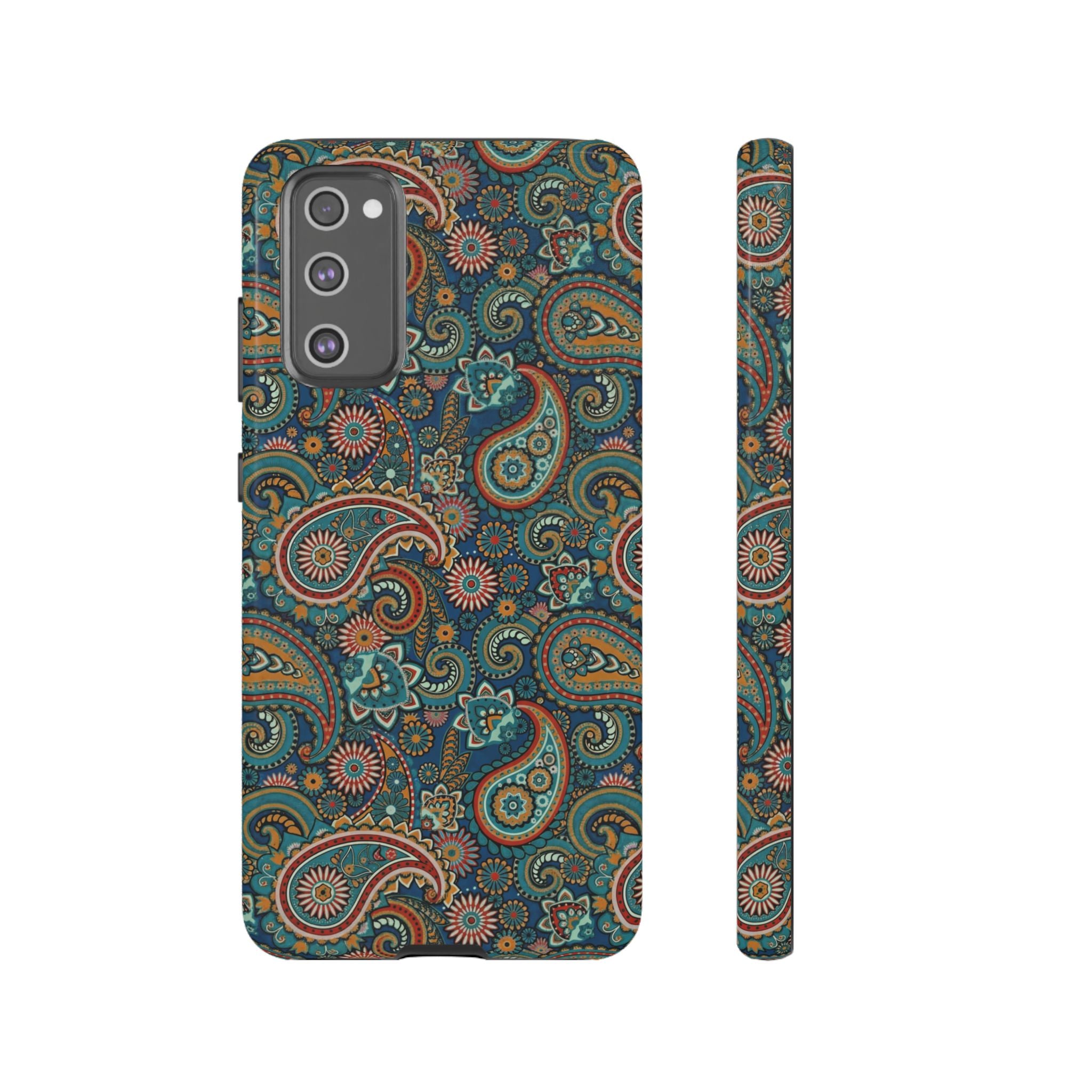 Batik Vibrant Paisley Protective Tough Samsung Galaxy Case