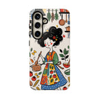 Whimsical Chef Kitchen Illustration Samsung Galaxy Phone Case