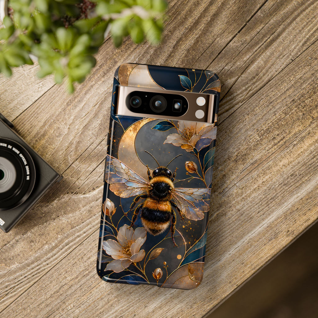 Bumblebee Google Pixel Phone Case | Moonlit Bee Art Cover