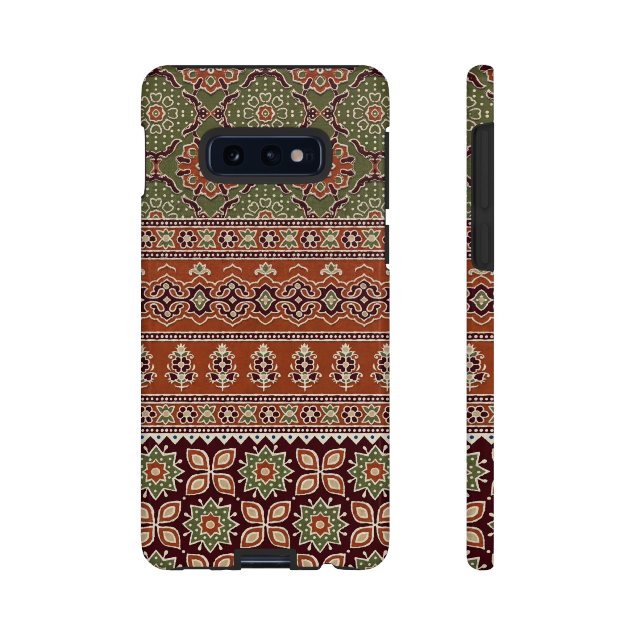 Batik Floral Protective Samsung Galaxy Case